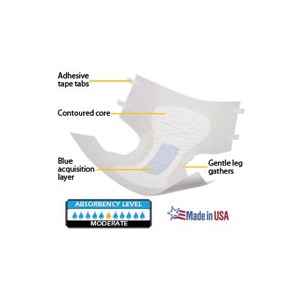 Presto Comfort Poly Brief, X-Large (58&rdquo;-64&rdquo;), Beige