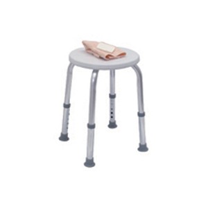 Shower Bench without back, Round seat