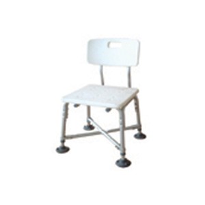 Shower Bench with square seat and backrest
