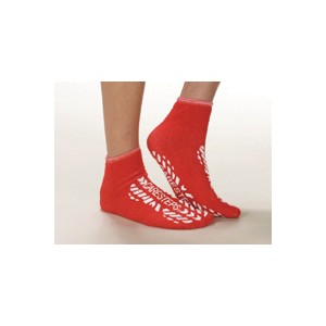 Care-Steps Risk Management Socks, Adult Large, Red