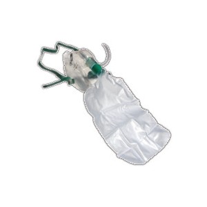Partial Rebreather O2 Mask Pediatric, with 7&rsquo; Safety Tubing