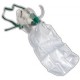 Partial Rebreather O2 Mask Pediatric, with 7’ Safety Tubing