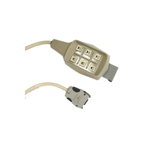 Clamp-on connector 6 functions, 9 pin female