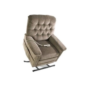 Pride liftchair with single-switch hand control, Wt limit 375 lbs