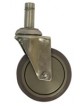 4 7/8" Caster with 3/8" Stem without Brake, Large Stem