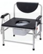 Bariatric Drop-Arm Commode, 850 lbs weight limit