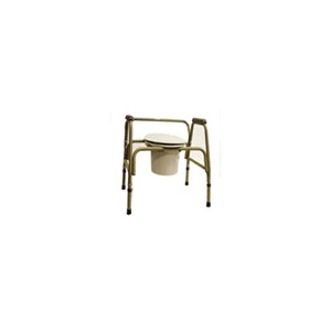 Heavy Duty Steel Commode, Wt limit 500 lbs
