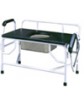 Extra Large Bariatric Drop-Arm Commode, Wt limit 1000 lbs