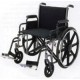 24" Chair Wide Deluxe with detachable leg rests, Wt Limit 400 lbs
