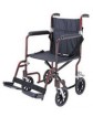Light Weight Transporter Wheelchair, Wt. 18 lbs, Wt. Limit 220 lbs