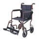 Light Weight Transporter Wheelchair, Wt. 18 lbs, Wt. Limit 220 lbs