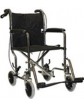 Standard Transporter Wheelchair 20" with Foot Rests, Wt Limit 250 lbs